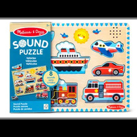 Vehicles Sound Puzzle - 8pcs MnD725