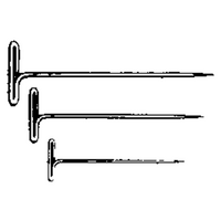 Nickle Plated T-Pins 1in 100 pcs per Pack DBR252