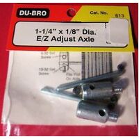 E/Z Adjust Axle 1-1/4in x 1/8in 2 pcs DBR613