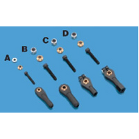  2mm swivel ball links with hardware DBR2133
