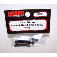 3.50 x 20mm Socket head cap screw 4pcs DBR2273 