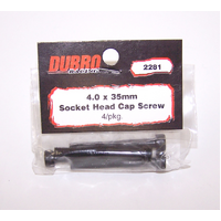 4.0mm x 35 Socket-head Cap Screws (4pcs/per PK) DBR2281