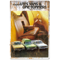 Utes Vans N One Toner Tin Sign (J122_3)
