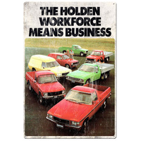 Holden Workforce Tin Sign (J133_3)