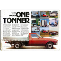 One Tonner Tin Sign (J145_2)