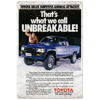 Hilux Tin Sign (J152_3)