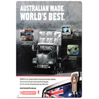 World&#39;s Best Kenworth Tin Sign (J167_3)