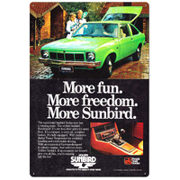 Holden Sunbird Tin Sign (J177_2)