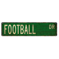 Football DR Street Sign (J198_2)