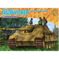 1:72 Jagdpanther Early w/Zimmerit Plastic Model Kit (DR7241)