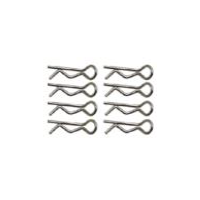 1:18 Small Body Clips Silver (TRC-18301-37)