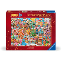 Christmas Cookie Village Puzzle 1000pc (RB01267 2)