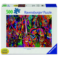 Jeweled Jungle 500pcs LRG Jigsaw (RB01839 1)