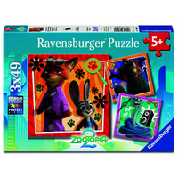 Zootopia 2 - A new Mission 3x49pcs Puzzle (RB04369 0)