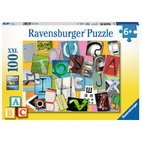 Ravensburger 10761-2 Funny Alphabet Puzzle 100pc