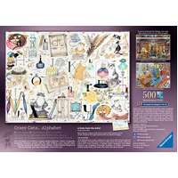 Crazy Cat Alphabet 500pcs Puzzle  16426-4 