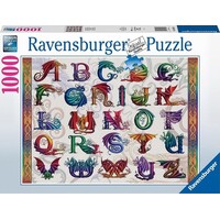 Dragon Alphabet Puzzle 1000pc 16814 9