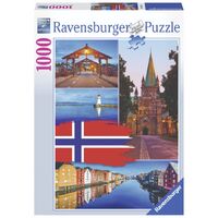  Trondheim Collage Puzzle 1000pc 19845-0