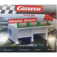  Car Evo/Digital 132 Double Garage plus Signage for Pitstop Lane  (20021104)