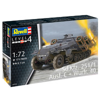  SD.KFZ. 251/1 Ausf. C plus Wurfr. 40 1:72 Plastic Model Kit 03324