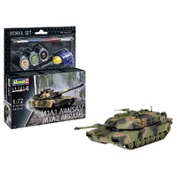 Model Set M1A1 Aim(SA)/M1A2 Abrams 1:72 (63346)