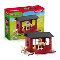 Dog Kennel with Golden Retrievers (SC42722)