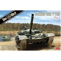 1:35 Medium Tank T72M Plastic Model Kit (DW35032)