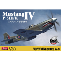 1:32 P-51D/K Mustang IV *Aus Decals* Plastic Model (ZM-SWS09)
