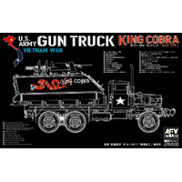 1:35 M113+M54A2 Gun Truck Plastic Model Kit AFV-35323