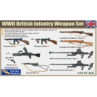 1:16 WWII British Infantry Weapon &amp; Accessories Set Plastic Model (GM16018)