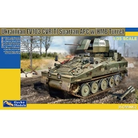 1:35 FV103 CVR (T) Spartan w/extra Armored HB Gun Turrent Plastic model (GM35052)