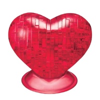 3D Red Heart Crystal Puzzle (6/48) (Mag90012)