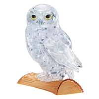 3D Clear Owl Crystal Puzzle 6/48 (MAG90347)