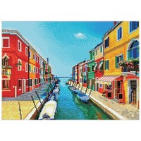 Diamond Dotz DQK10.004 Italian Summer 51.5x37cm White Frame
