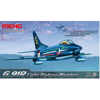  G.91R Light Fighter Bomber Without Badge of Frecce Tricolori Plastic Model Kit  DS004