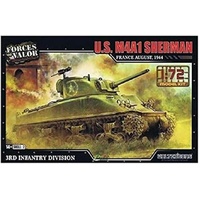 1:72 U.S. M4A1 Sherman Tank (FOV-873004A)