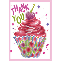 Cup Cake thank you dd greeting Card (DDG.025)