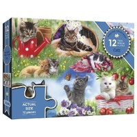 Piecing Together Cats 12pcs (G2253)