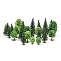 Hobby Mixed Deciduous and Fir Trees 5-14cmx20pcs  R7201