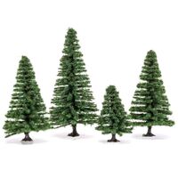 Classic Trees - Fir Trees 4-8cm x 4pcs  R7207