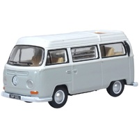 VW Bay Window Camper - Silver Grey/White Scale 1:76 (76VW032)