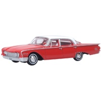 1960 Ford fairlane 500 Town Sedan - Monte Carle Red/Corinthian White Scale 1:87 (87FF60001)