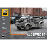 1:33 Kubelwagen WWII German Utility Vehicle 178pcs (BA0005)