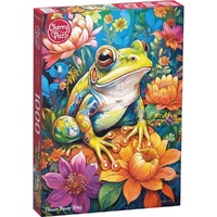 Flower Power Frog 1000pc Jigsaw Puzzle (CH-31100)