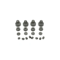  Shock caps, pistons. (ECX1037)