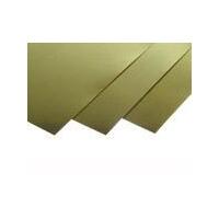  Brass Sheet 0.010 Thick x 4&quot; Wide x10&quot; Long 1pc KnS-0251