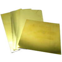  Brass Sheet Assorted Sizes 4x10 4pc KnS-258