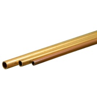 Small Brass Tube 3/32in. 1/8in. &amp; 5/32in Bend 1pc ea KnS-5075