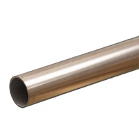 Round Aluminum Tube 10mm OD x 0.45mm wall x 300mm Long 1pc KnS-9809
