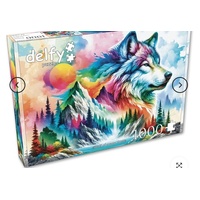 Wplf of many Hues 1000pc Jigsaw Puzzle (DE-24045)